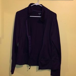 Dark purple zip up